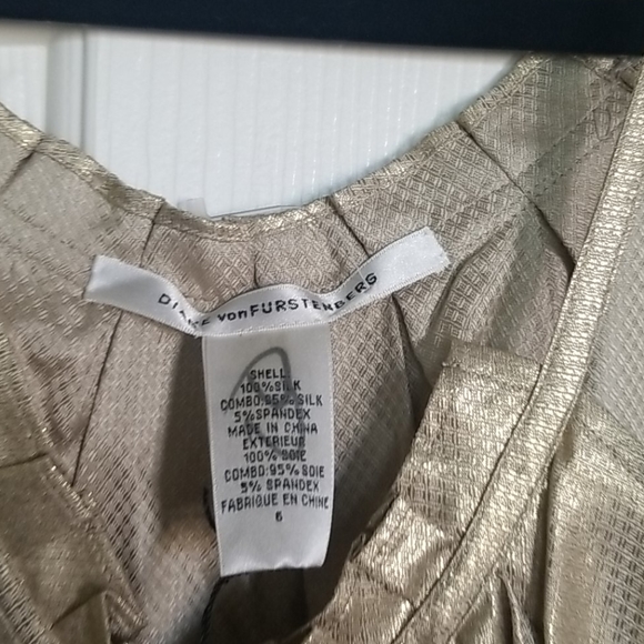 Diane von Furstenberg silk Elicia Dress sz 6 - Picture 5 of 5